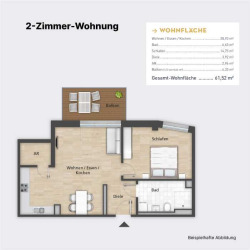 Grundriss-2-Zimmer-Wohnung